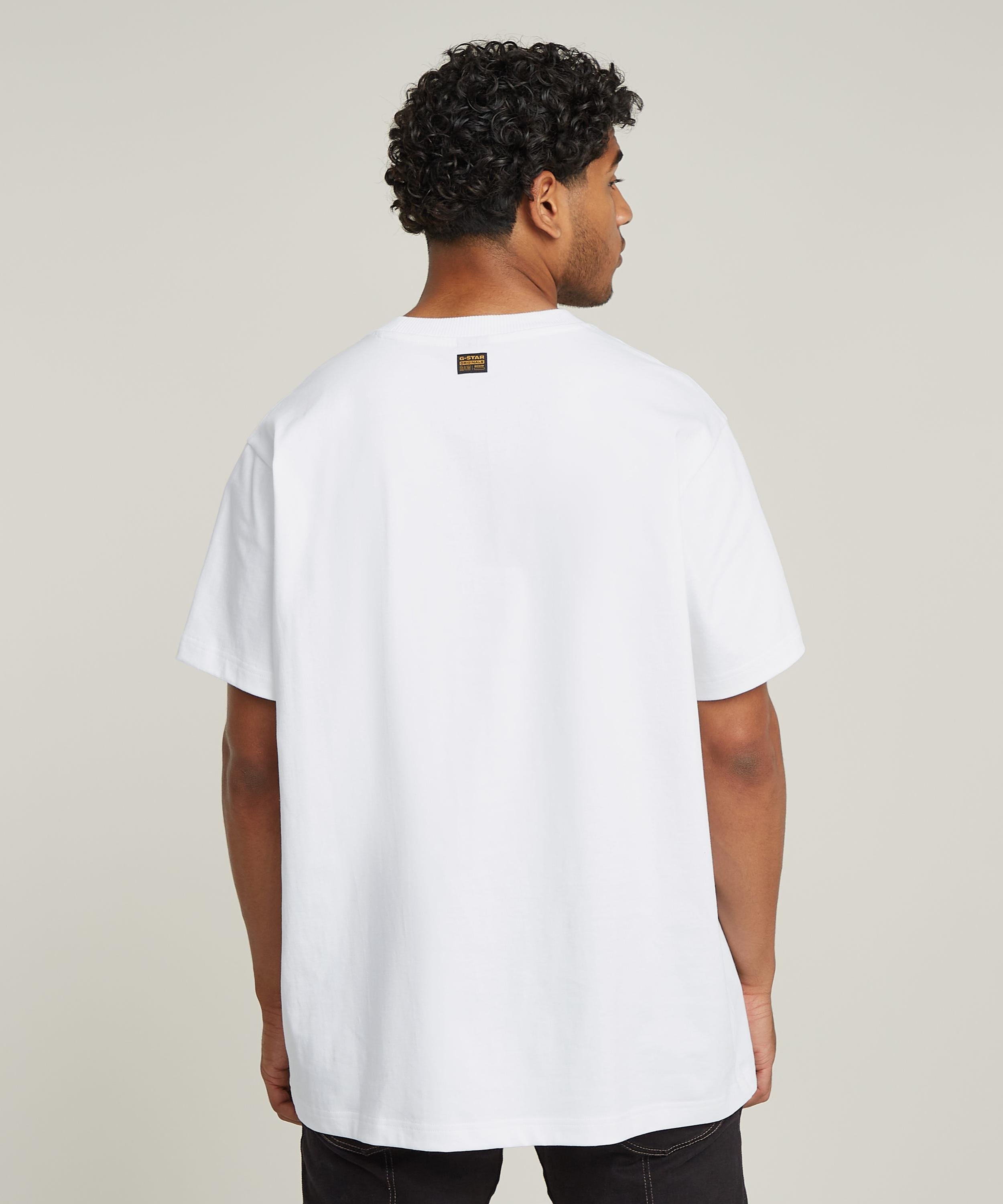 【公式ショップ】SEAM DETAIL LOOSE T-SHIRT/シームディテールオーバーサイズTシャツ ジースターロゥ トップス カットソー・Tシャツ ホワイト