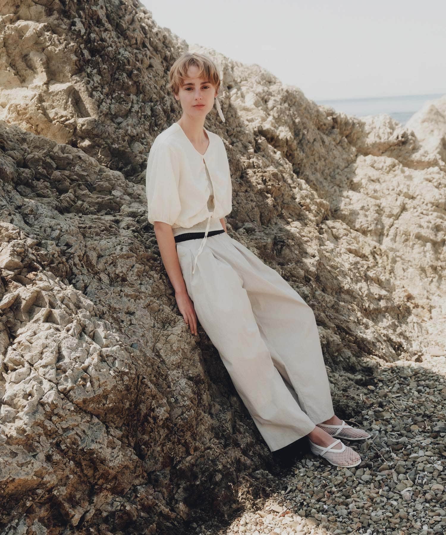 【SALE／55%OFF】URBAN RESEARCH RITA ROW LUMEN TOP アーバンリサーチ トップス シャツ・ブラウス ベージュ【送料無料】