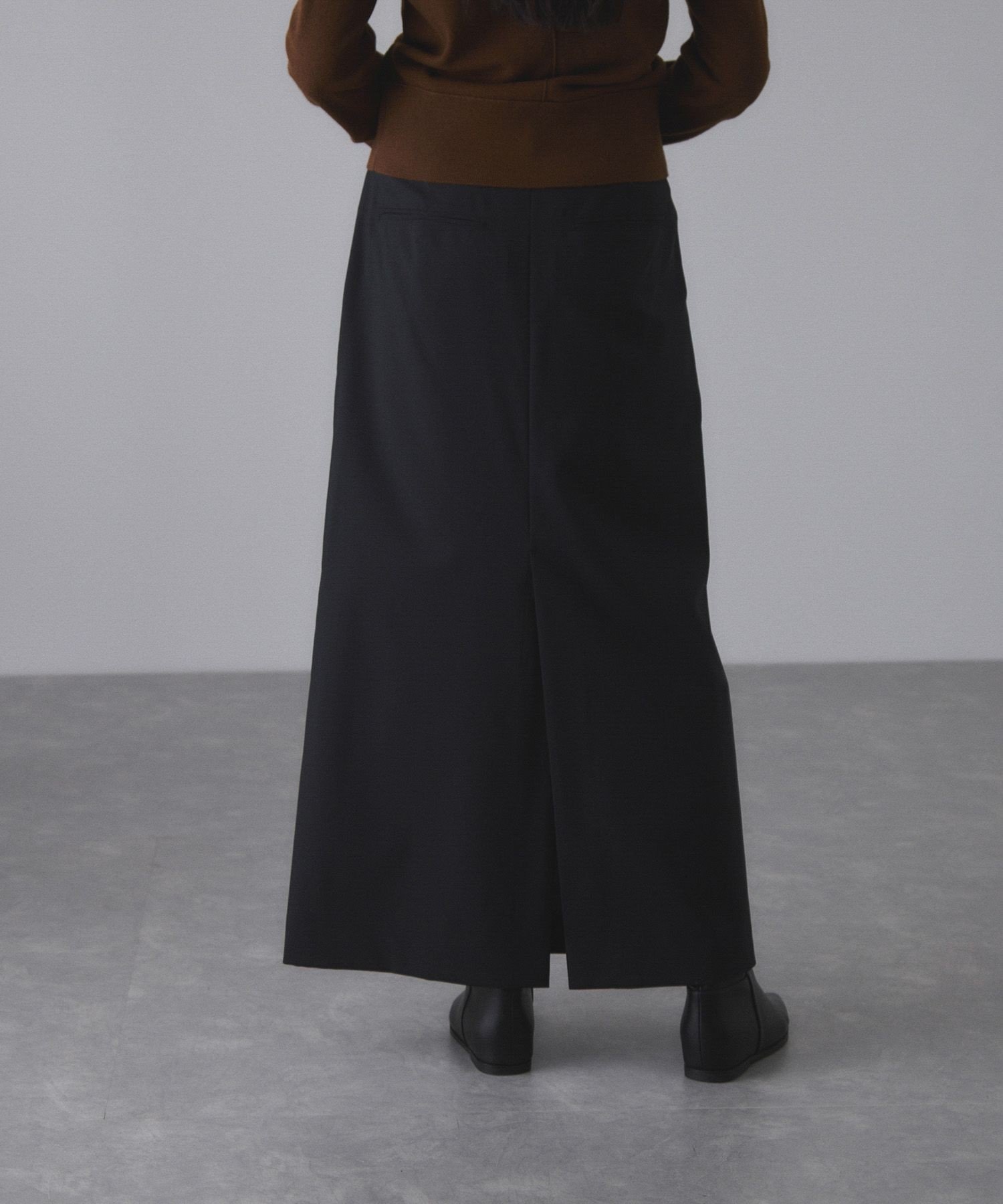 【SALE／60%OFF】ADAM ET ROPE' FEMME 【サステナブル】TWバレルスカート アダムエロペ スカート その他のスカート グレー ブラック【送料無料】