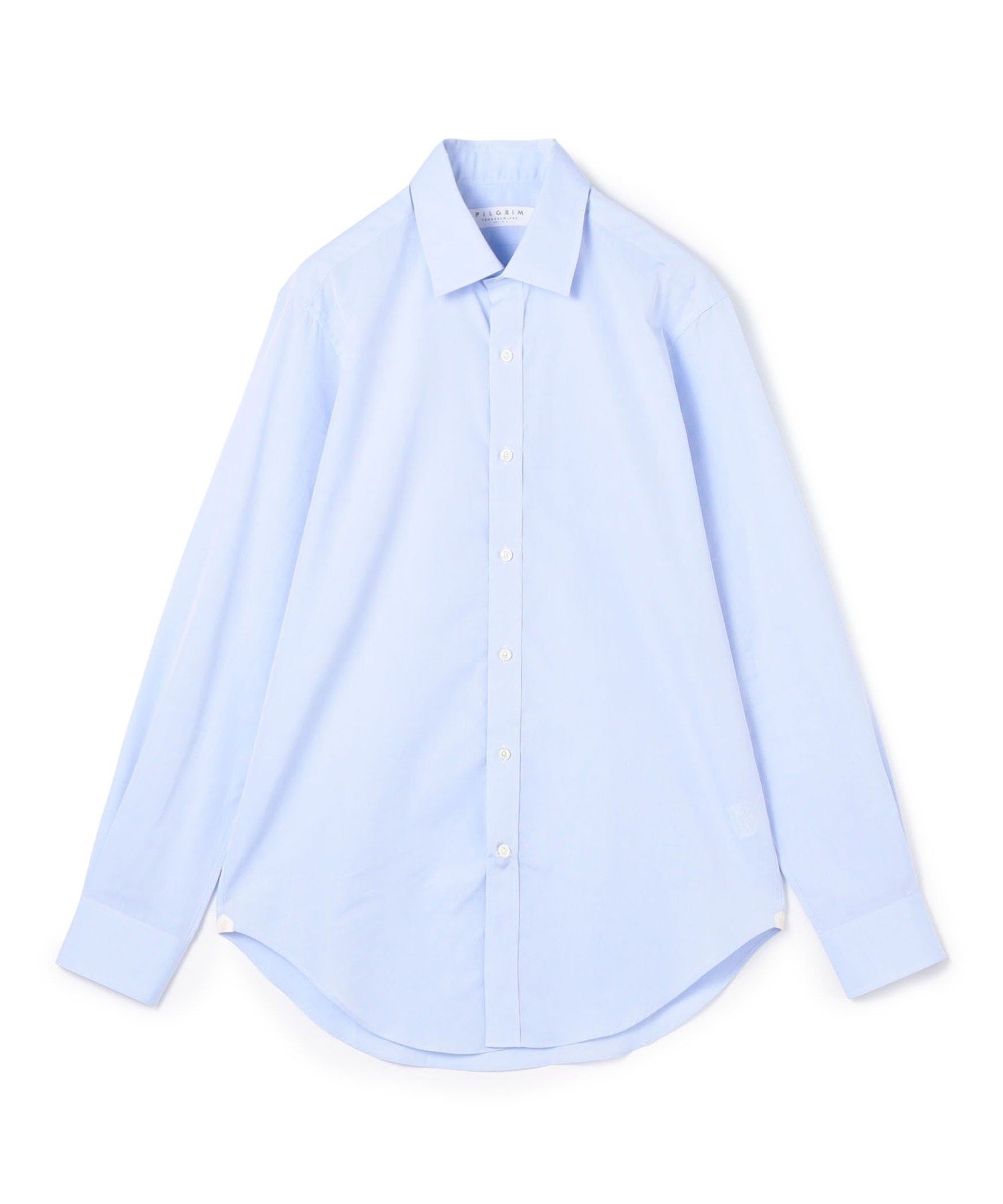 TOMORROWLAND MEN 140/2コットン レギュラーカラー ロングスリーブドレスシャツ トゥモローランド トップス シャツ・ブラウス ブルー【送料無料】