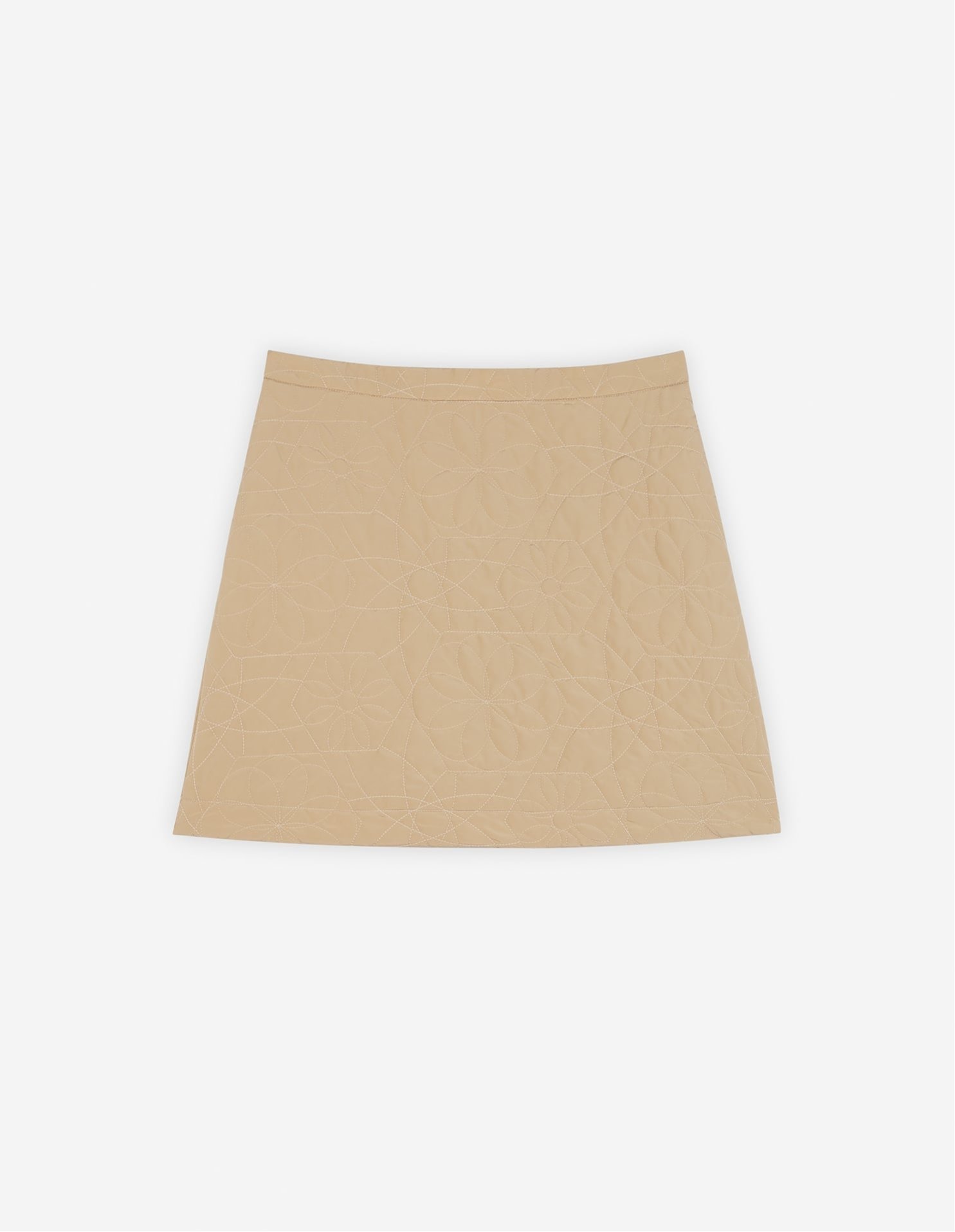【SALE／40%OFF】Maison Kitsune 【公式】Maison Kitsune QUILTED MINI SKIRT メゾン キツネ アーカイブス スカート ミニスカート ベージュ【送料無料】