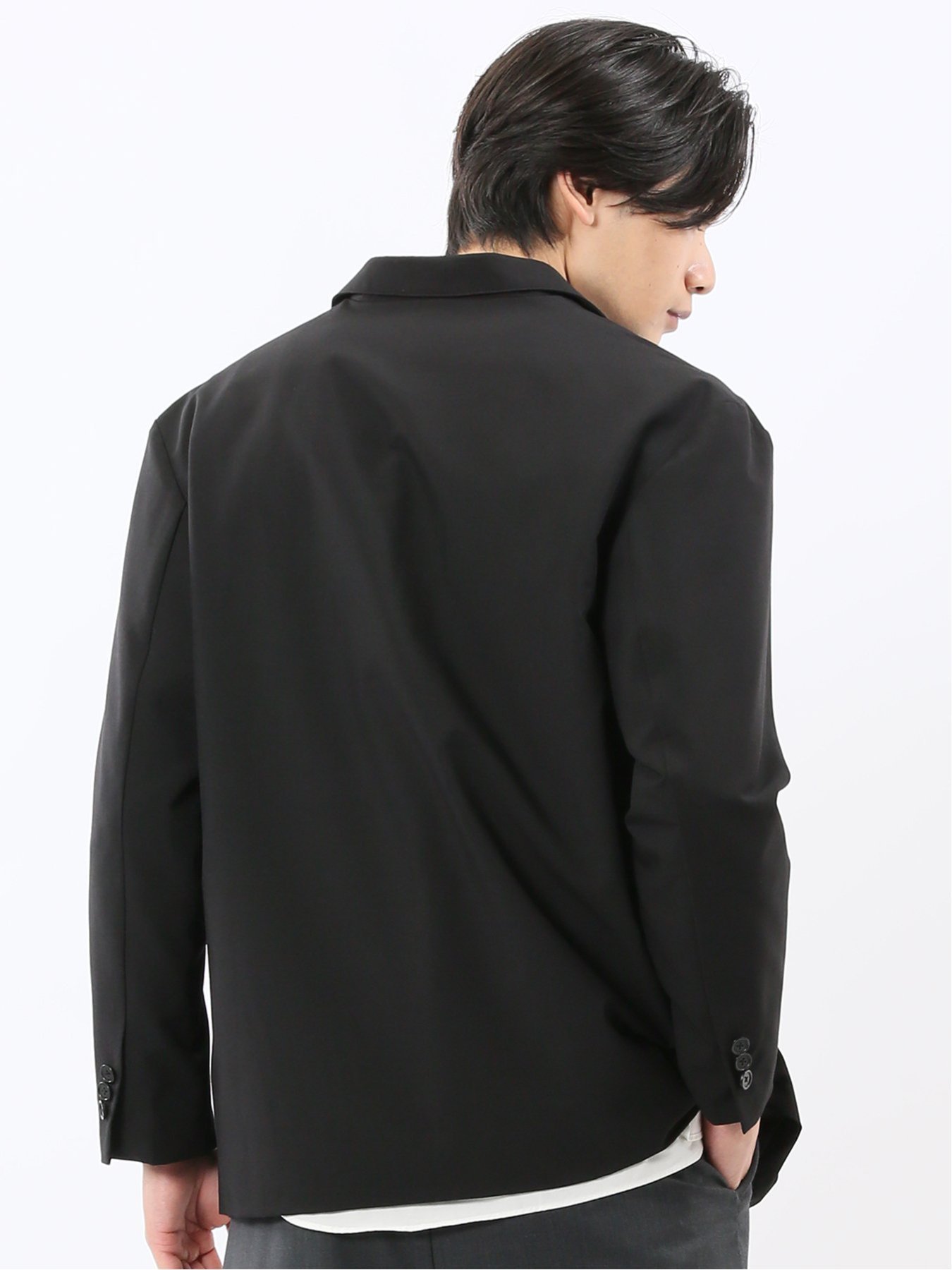 【SALE／10%OFF】TAKA-Q NEO BASICS ウール混 2ボタンジャケット(セットアップ可能) タカキュー ジャケット・アウター その他のジャケット・アウター【送料無料】