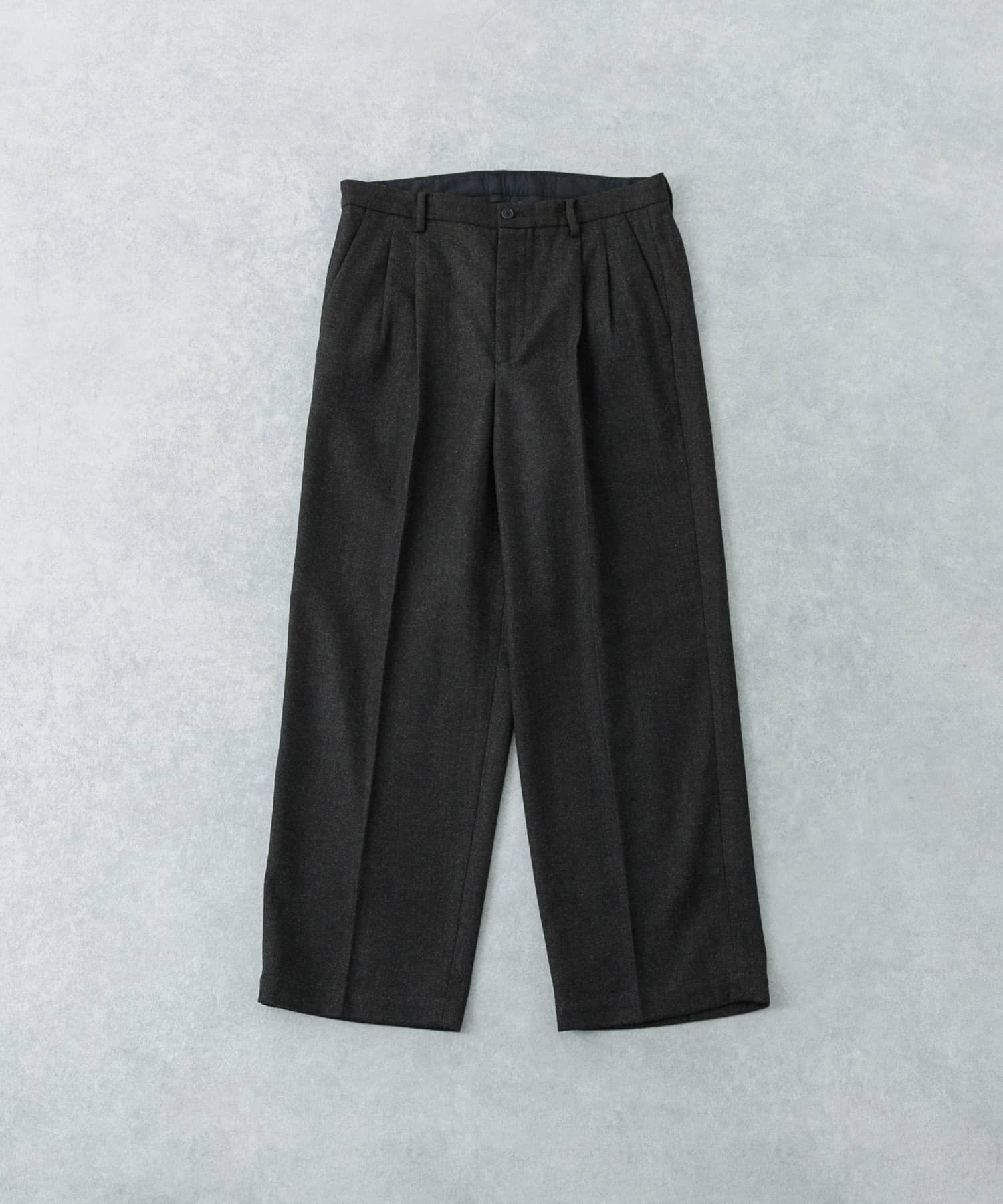 【SALE／55%OFF】URBAN RESEARCH ヘリンボーンワイドスラックス アーバンリサーチ パンツ その他のパンツ グレー ブラウン【送料無料】