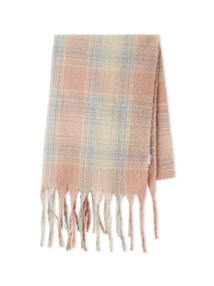 【SALE／50%OFF】SNIDEL バリエマフラー スナイデル ファッション雑貨 マフラー・ストール・ネックウォーマー ピンク イエロー