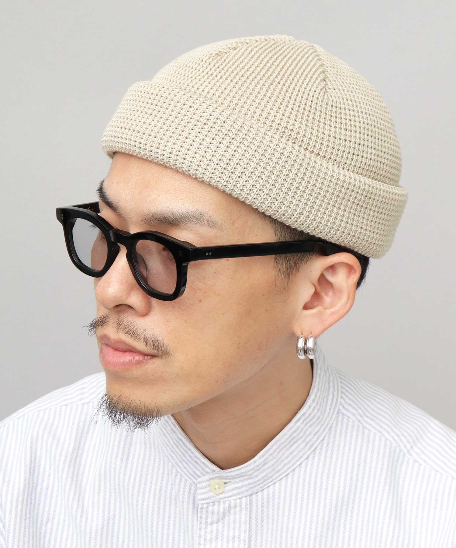 Mr.COVER ニット帽 ニットキャップ メンズ レディース ロールキャップ ミスターカバー エー.エム.エス. 帽子 ニット帽・ビーニー グレー ブラック ネイビー ホワイト オレンジ グリーン