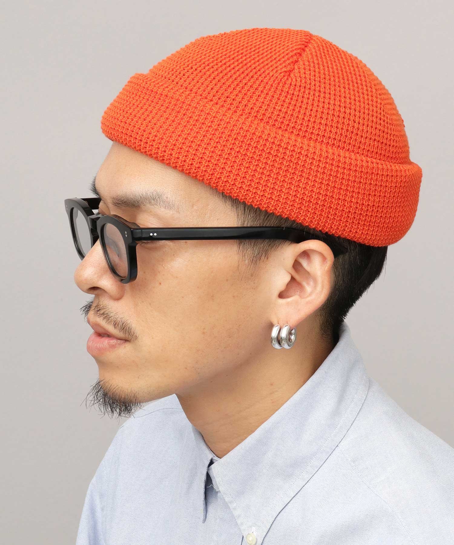 Mr.COVER ニット帽 ニットキャップ メンズ レディース ロールキャップ ミスターカバー エー.エム.エス. 帽子 ニット帽・ビーニー グレー ブラック ネイビー ホワイト オレンジ グリーン