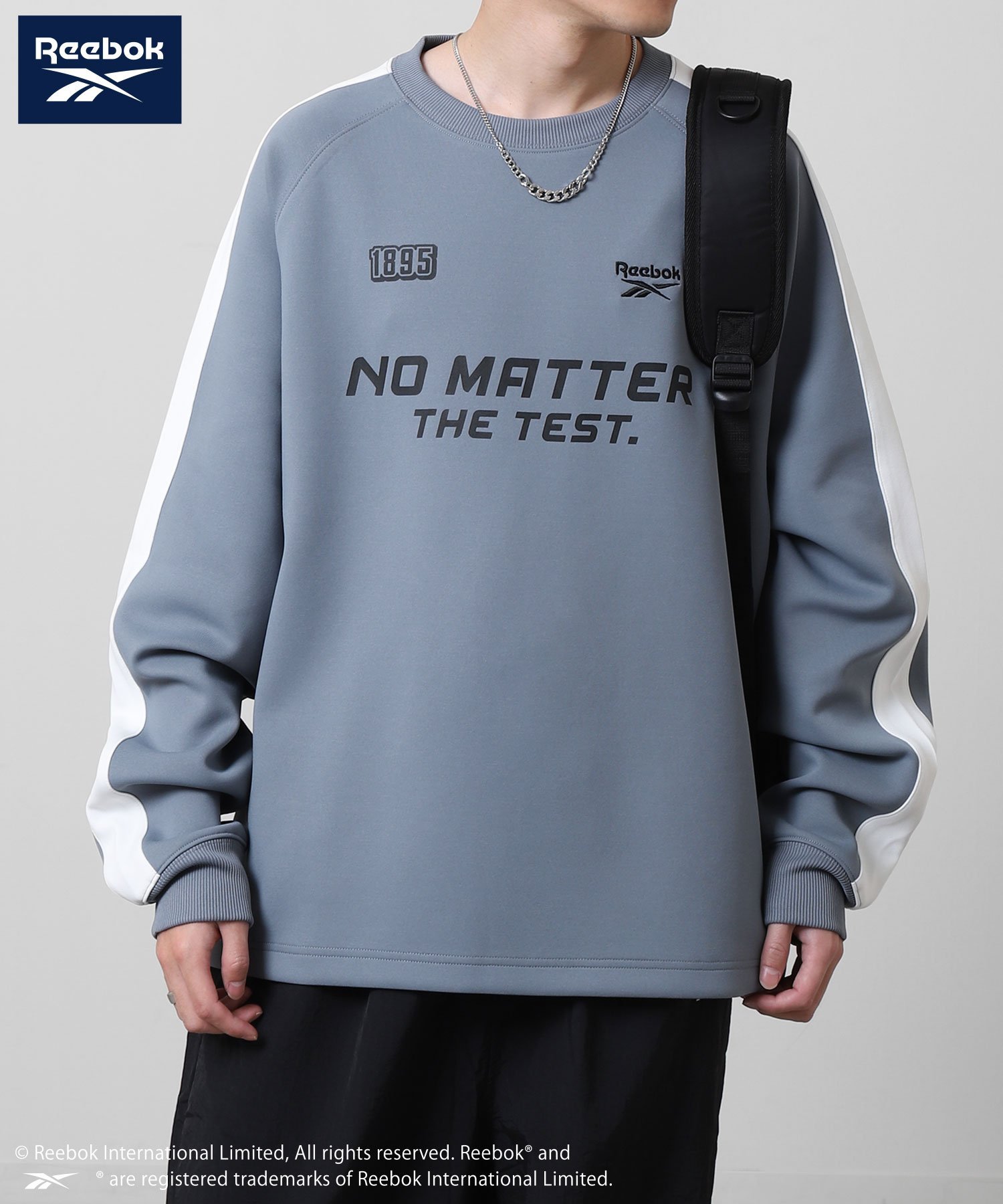 Reebok 【rm-5102】REEBOK ダンボールニット ポンチ長袖ゲームシャツ ジップファイブ/ニルウェイ トップス カットソー・Tシャツ ブラック ホワイト【送料無料】