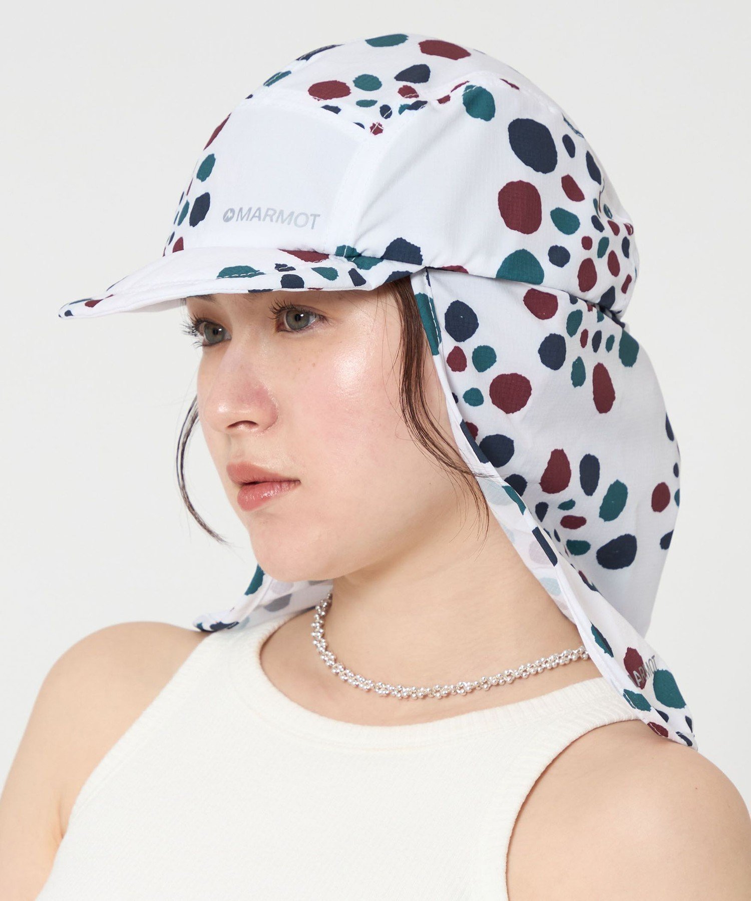 【SALE／40%OFF】BEAUTY&YOUTH UNITED ARROWS ＜MARMOT CAPITAL＞サンシェード キャップ-2WAY- ユナイテッドアローズ アウトレット 帽子 キャップ ホワイト グリーン【送料無料】