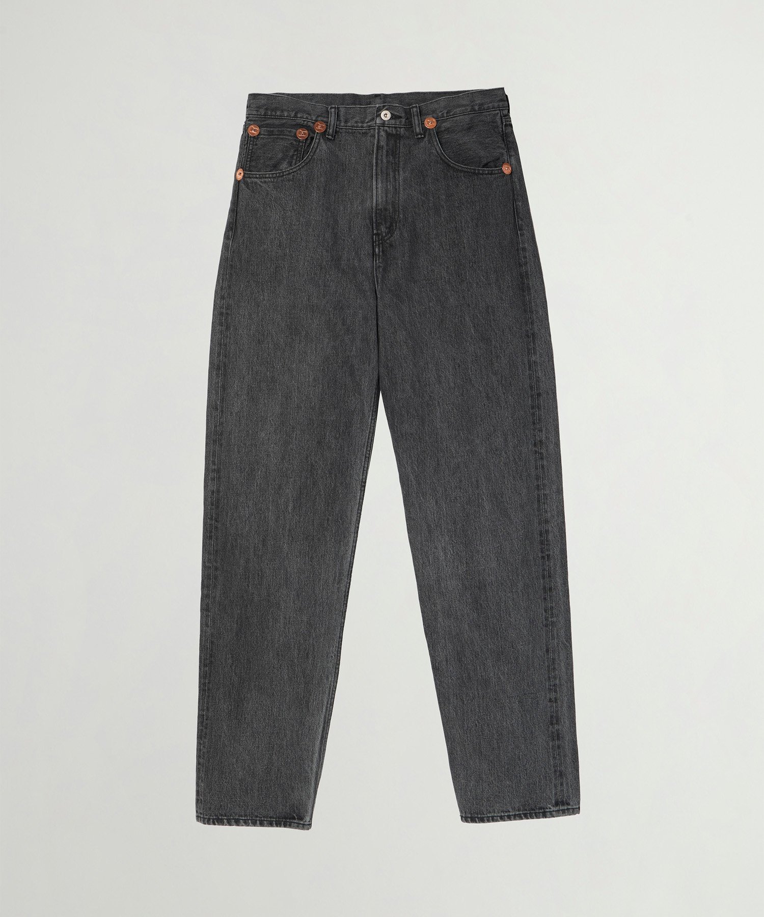 WOOLRICH 【公式】セルビッジデニム ハイウエスト パンツ ウールリッチ パンツ ジーンズ・デニムパンツ グレー【送料無料】