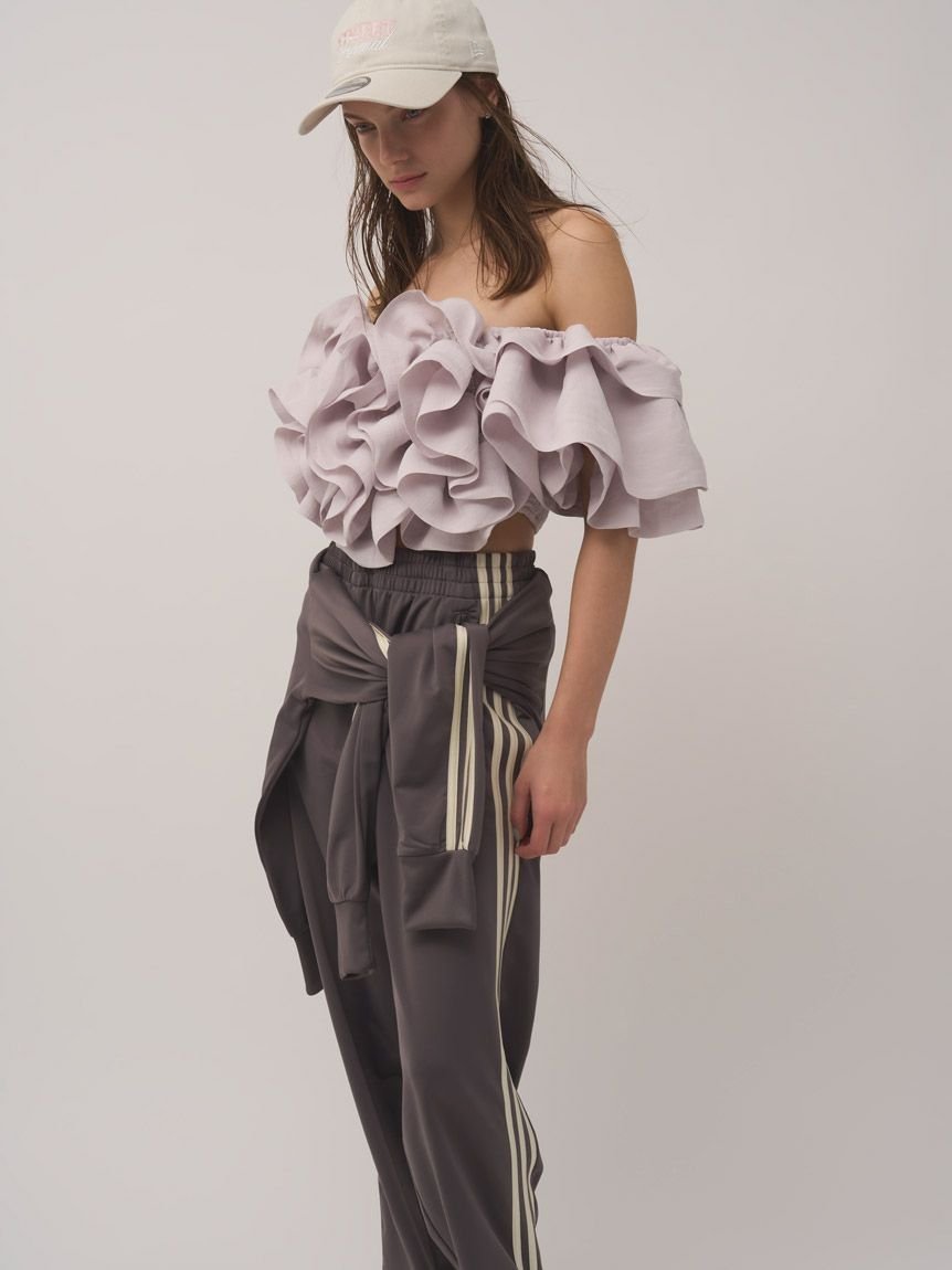 SNIDEL オフショルボリュームフリルブラウス スナイデル トップス シャツ・ブラウス【送料無料】