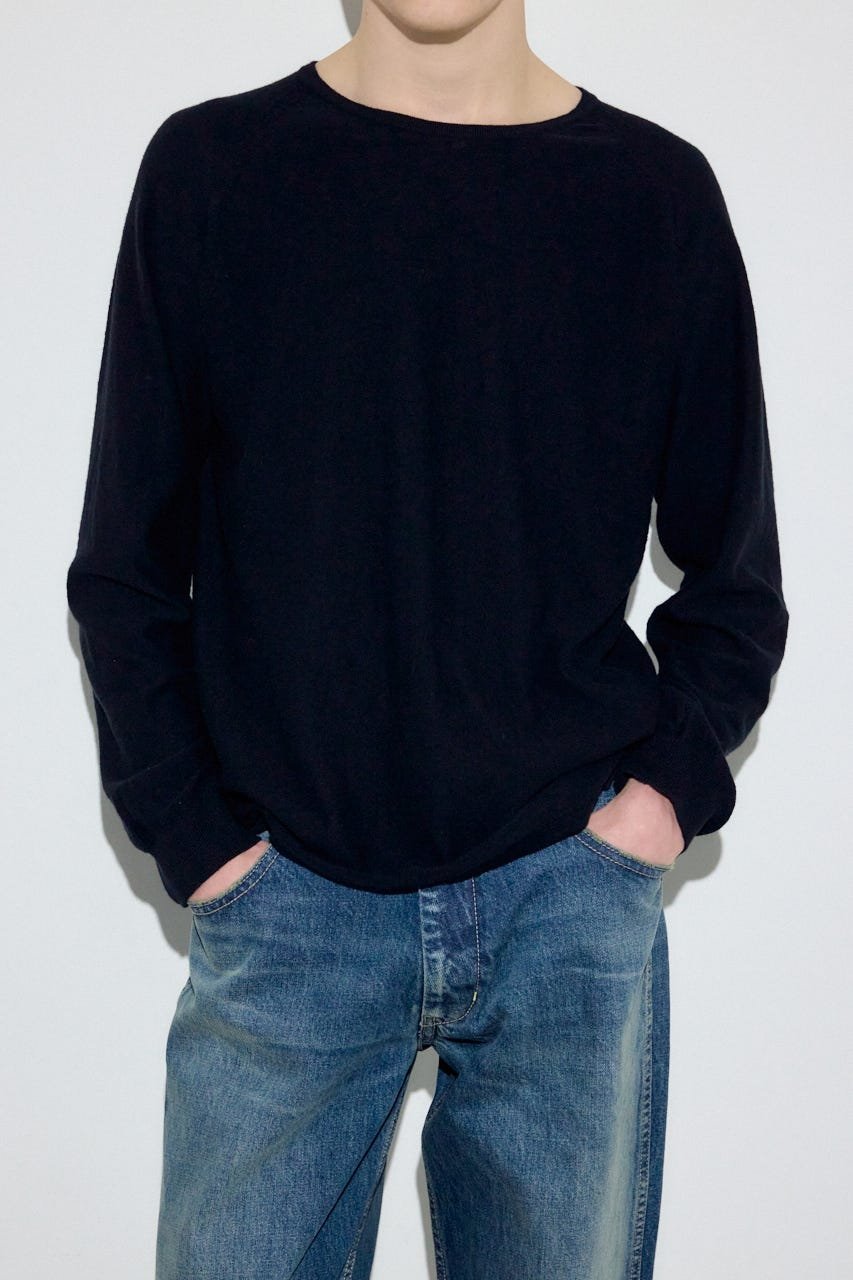 AZUL BY MOUSSY カシミヤミックスニットトップス アズールバイマウジー トップス ニット ブラック ピンク グレー【送料無料】