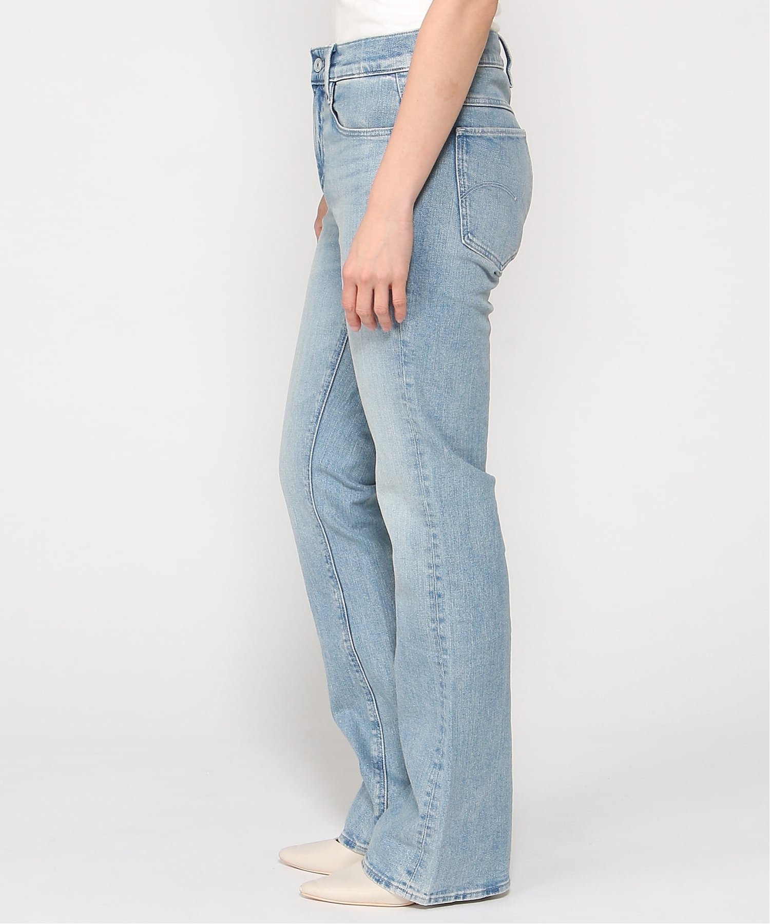 【公式ショップ】Noxer Bootcut Jeans/スキニーブーツカットジーンズ ジースターロゥ パンツ ジーンズ・デニムパンツ ブルー