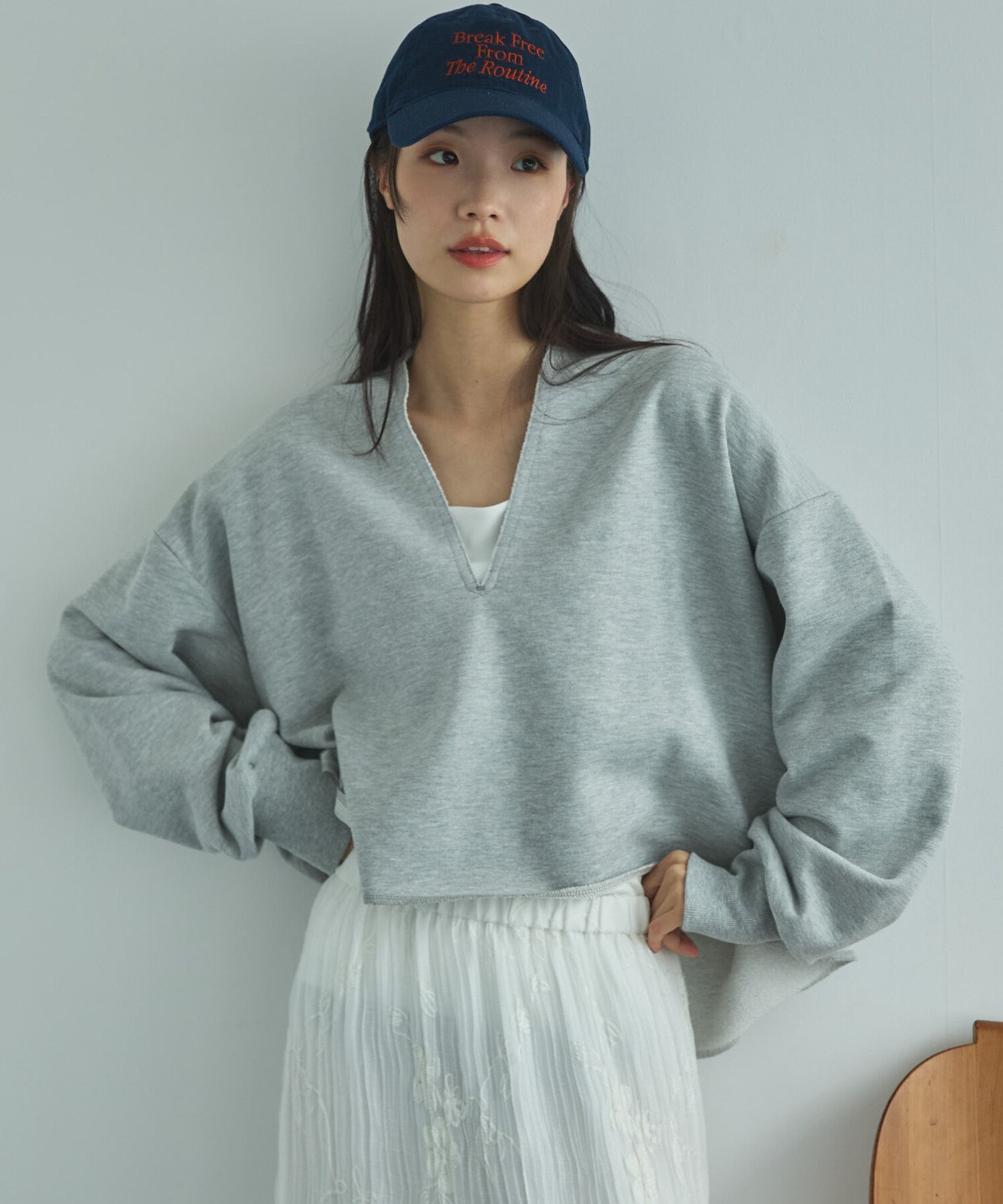 【SALE／40%OFF】DOUX ARCHIVES キーネックスウェットプルオーバー ドゥアルシーヴ...