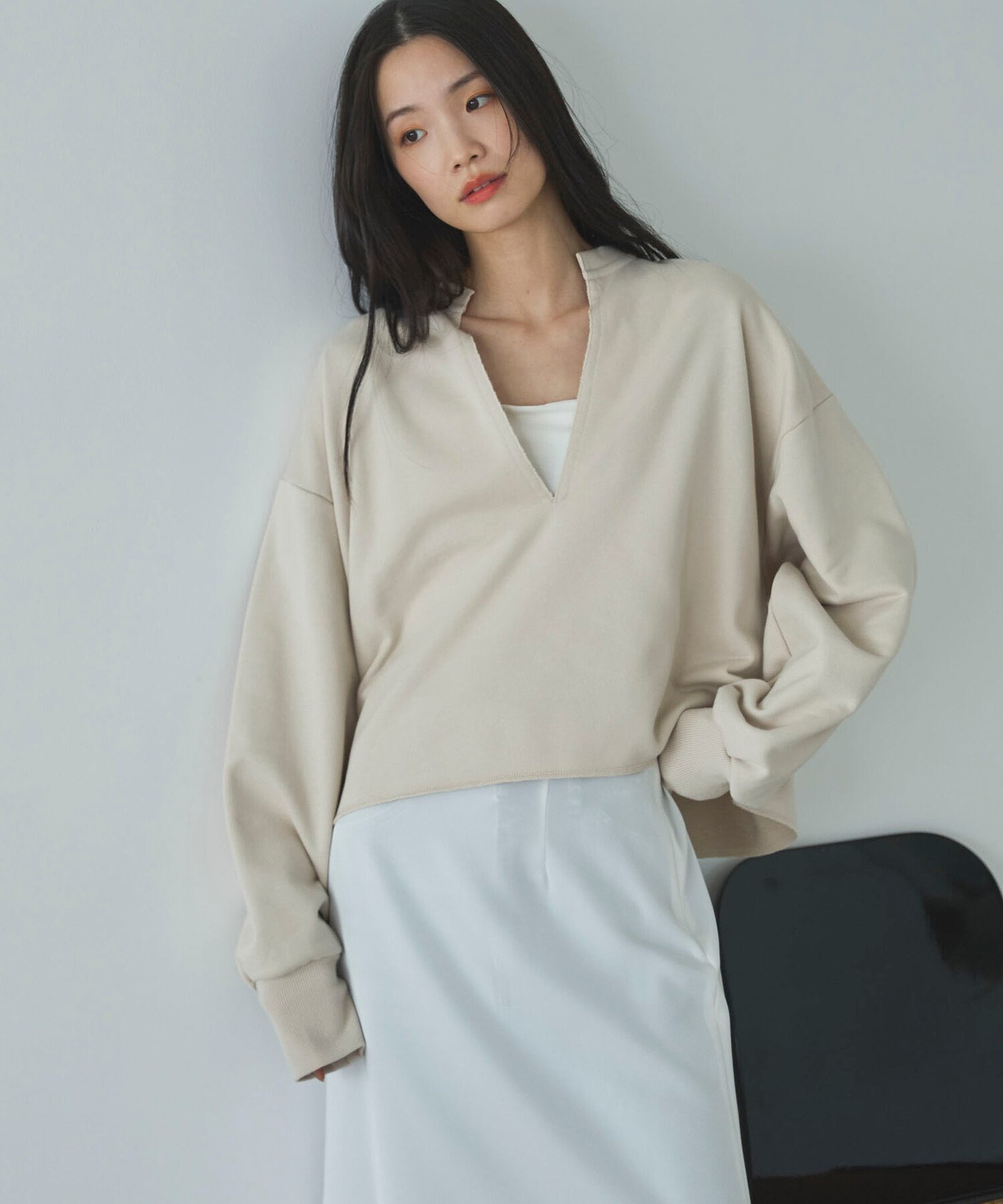 【SALE／40%OFF】DOUX ARCHIVES キーネックスウェットプルオーバー ドゥアルシーヴ...
