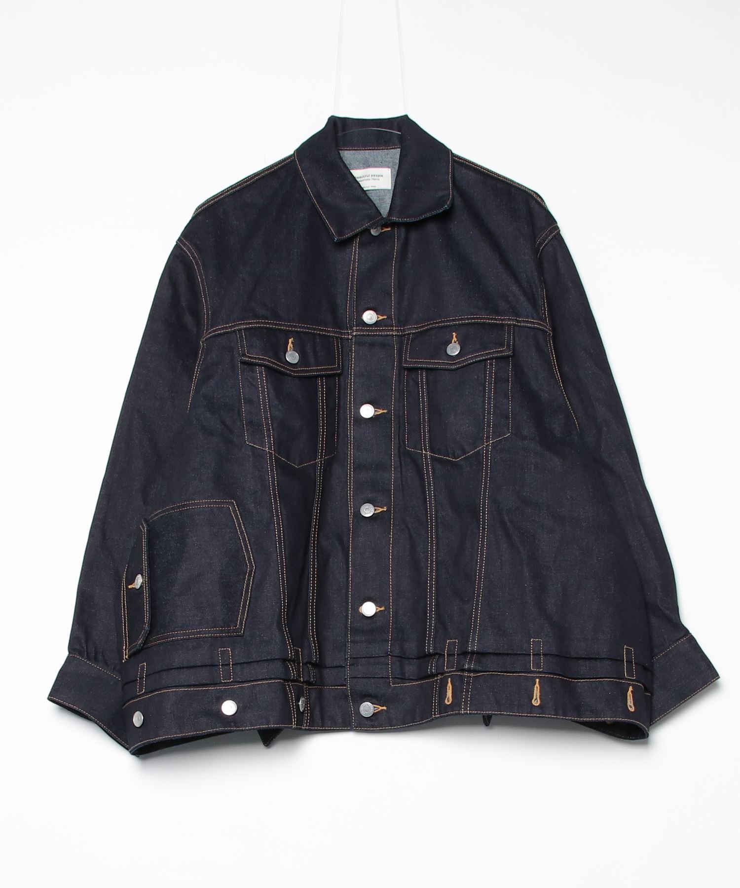ROYAL FLASH beautiful people/ビューティフルピープル/double-end selvedge denim blouson ロイヤルフラッシュ パンツ ジーンズ・デニムパンツ ブルー【送料無料】