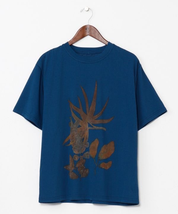 チャイハネ 【チャイハネ】ジュミールTシャツ アミナコレクション トップス カットソー・Tシャツ ブラウン ブルー ホワイト