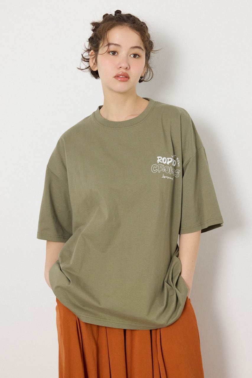 BULFINGプリントTシャツ　カーキ　XL 楽天市場】プリントTシャツ（カラーカーキグリーン）（レディース