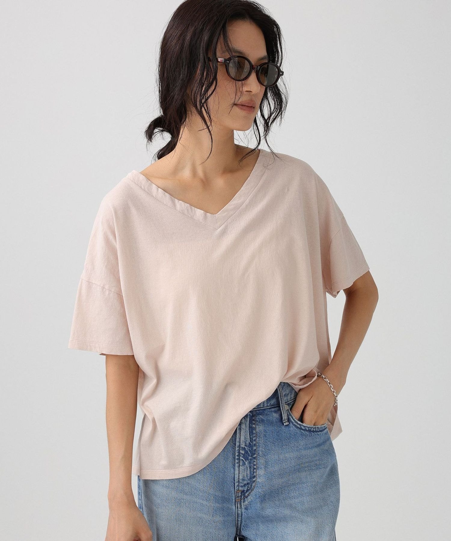 【SALE／30%OFF】BABYLONE ガーメントダイTEE バビロン トップス カットソー・Tシャツ カーキグリーン ブルー ピンク ホワイト【送料無料】