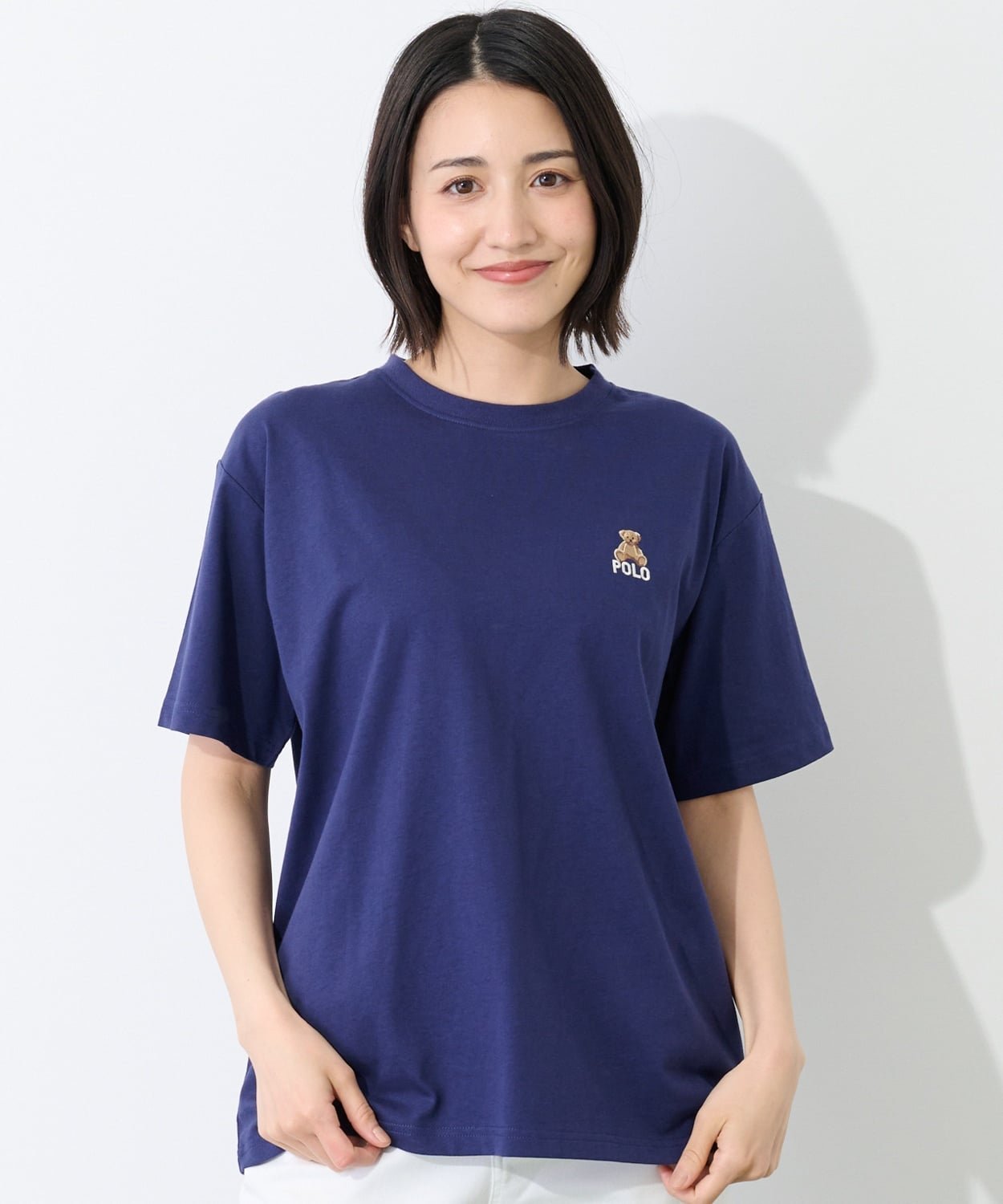 petit main 【POLO BCS/リンク】半袖Tシャツ ナルミヤオンライン トップス カットソー・Tシャツ グレー ホワイト