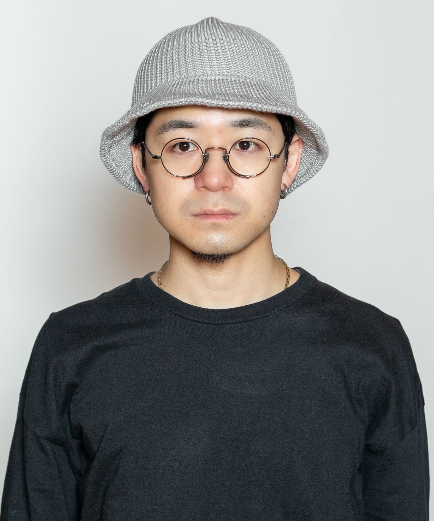 CA4LA SILK KNITTED HAT カシラ 帽子 ハット グレー ネイビー ブラウン【送料無料】
