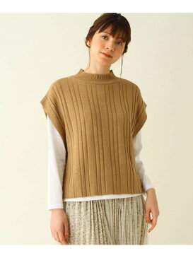 【SALE/46%OFF】SHOO・LA・RUE 脇ボタンニットベストセット シューラルー ニット アンサンブル ブラック ブラウン ベージュ