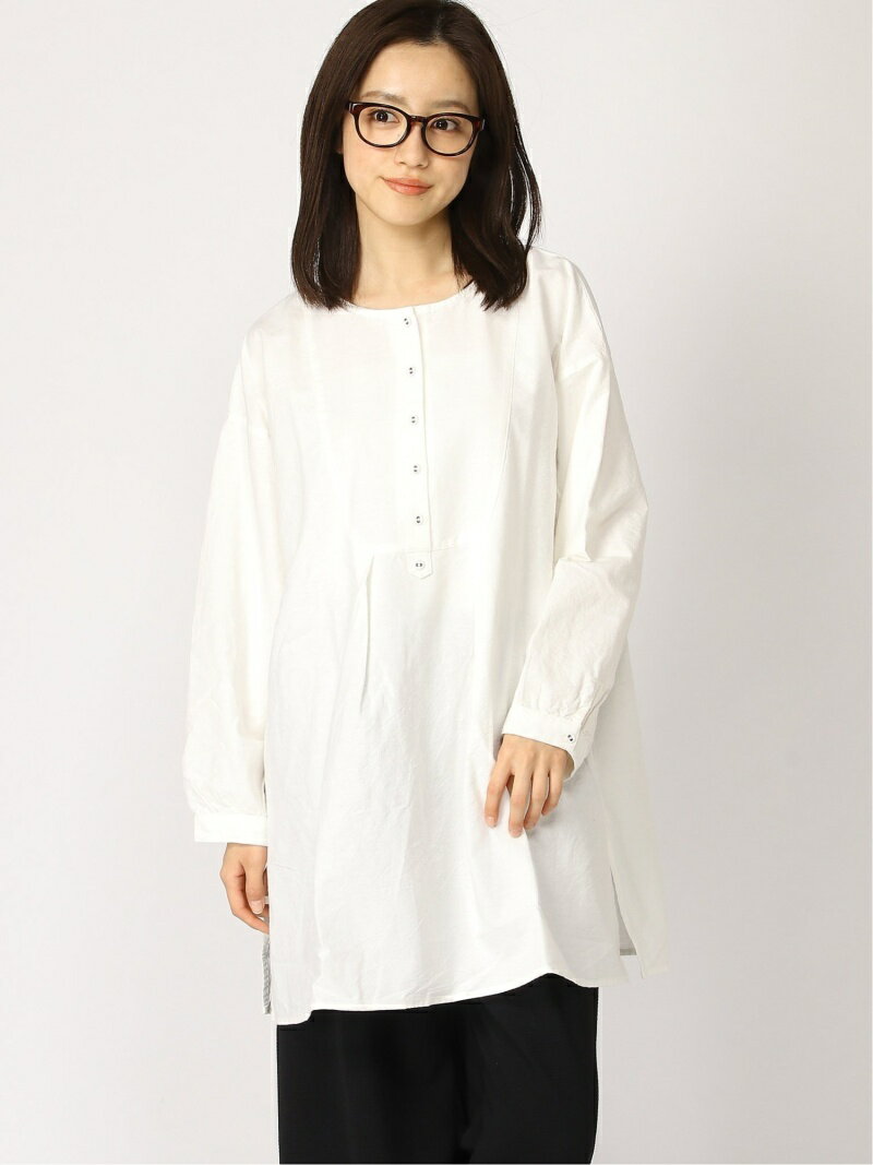 【SALE／70%OFF】Samansa Mos2 オックス胸切替チュニック サマンサモスモス ワンピース・ドレス チュニック ブラウン ベージュ グレー ホワイト