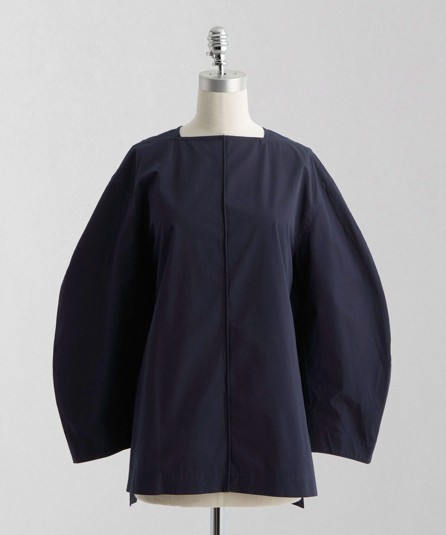 【SALE／80%OFF】LOEFF ＜LOEFF(ロエフ)＞コットン シャトル ボートネックブラウス ユナイテッドアローズ アウトレット ワンピース・ドレス チュニック ネイビー カーキ【送料無料】のサムネイル