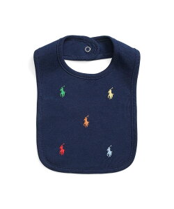 POLO RALPH LAUREN (ベビー)Polo ポニー コットン インターロック ビブ ラルフローレン マタニティウェア・ベビー用品 スタイ・よだれかけ ネイビー【送料無料】