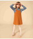 【SALE/30%OFF】PETIT BATEAU ベロアジャンパースカート プチバトー ワンピース・ドレス ワンピース ブラウン【送料無料】