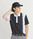 【SALE/50%OFF】adabat 【ADBT】ツートーンカラーデザイン 半袖ポロシャツ アダバット トップス ポロシャツ パープル グレー イエロー【送料無料】