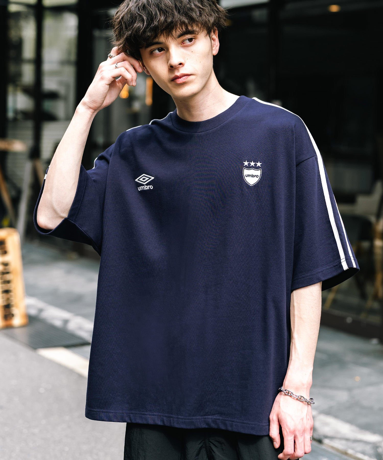 楽天市場】umbro tシャツ（カラーネイビー）（トップス｜メンズ