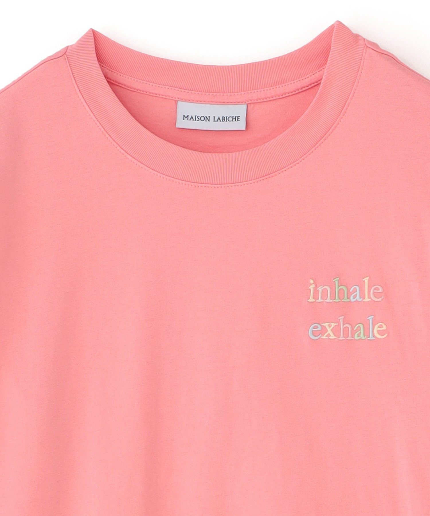 【MAISON LABICHE】inhale exhaleカットソー《WEB&EPOCA THE SHOP店舗限定》 エポカ トップス カットソー・Tシャツ ピンク