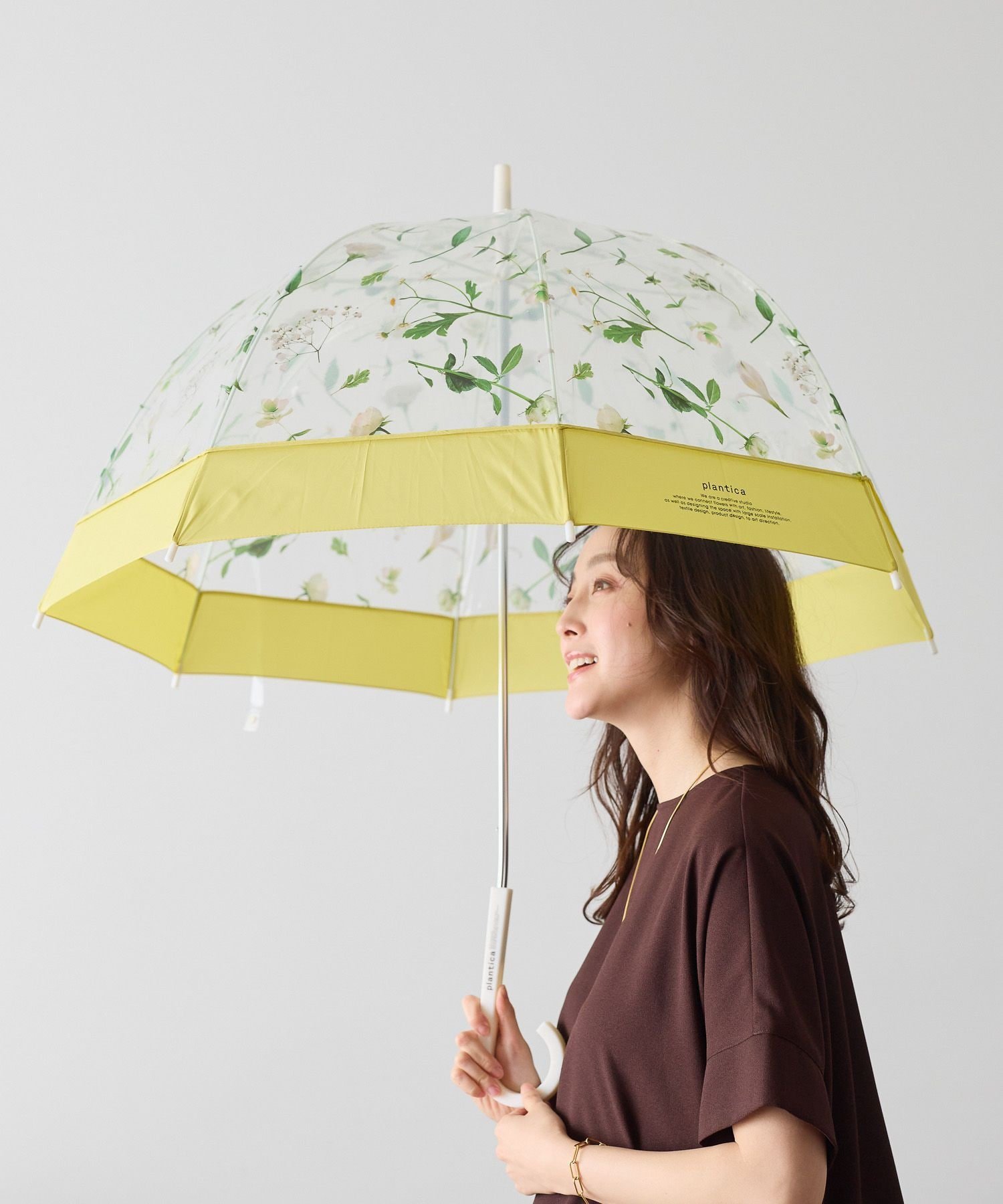 Elura 【plantica×Wpc.】フラワーアンブレラ/682677 エルーラ ファッション雑貨 傘・長傘 ピンク イエロー