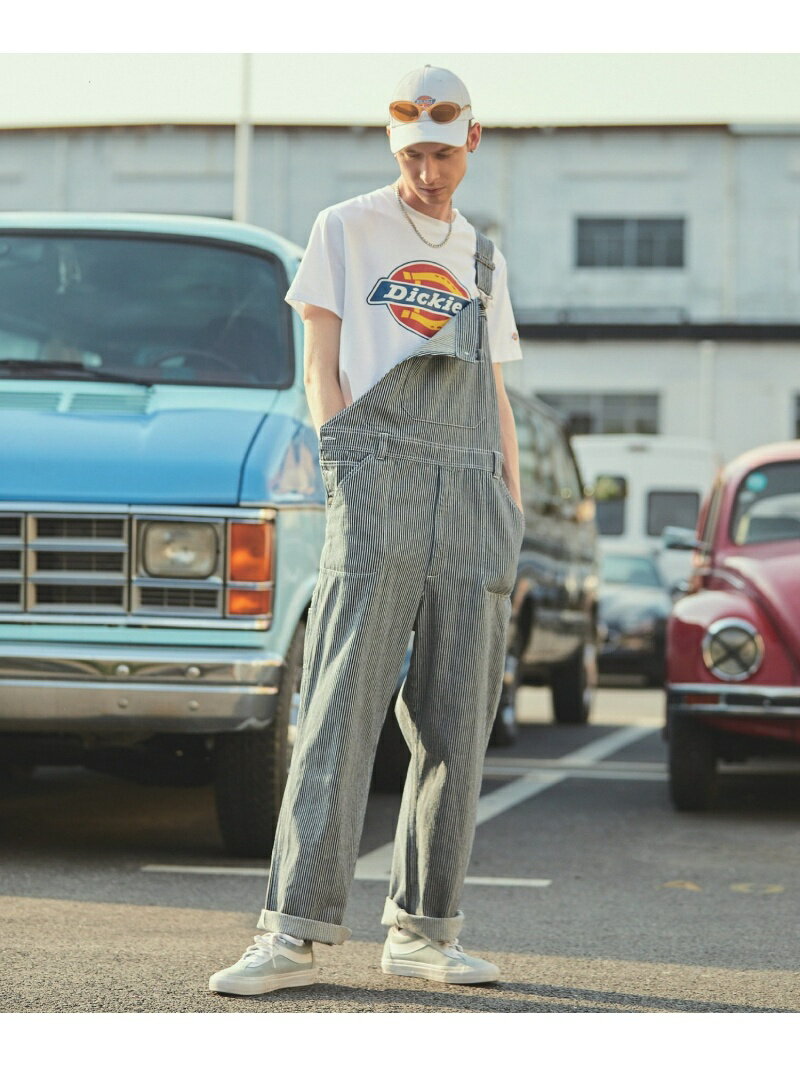 【SALE／60%OFF】Dickies Dickies/(M)【メンズ】ヒッコリーオーバーオール ディッキーズ オールインワン・オーバーオール オーバーオール・サロペット ネイビー【送料無料】