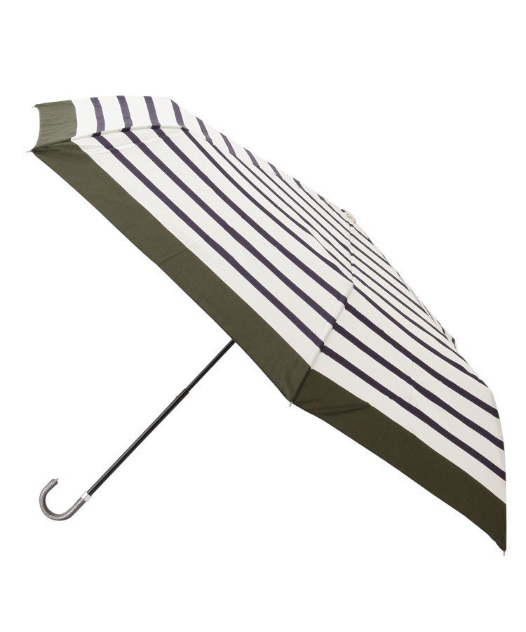 Dessin カラーボーダー折り畳み傘 デッサン ファッション雑貨 折りたたみ傘 グリーン ネイビーのサムネイル