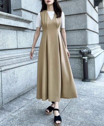 【SALE/27%OFF】JUNOAH Vネックウエストマークワンピース ジュノア ワンピース・ドレス ワンピース ネイビー ブラック ベージュ【送料無料】 【SALE/27%OFF】JUNOAH Vネックウエストマークワンピース ジュノア ワンピース・ドレス ワンピース ネイビー ブラック ベージュ【送料無料】