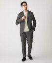 SHIPS MEN 【WEB限定】SHIPS:<手洗い可能>ウールライク テック セットアップ(ジャケット+イージーパンツ) シップス スーツ・フォーマル セッ...