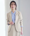 【SALE/20%OFF】ANY SIS 【洗える】褒めらレディノーカラー ジャケット エニィスィス ジャケット・アウター ノーカラージャケット ベージュ グレー ネイビー【送料無料】