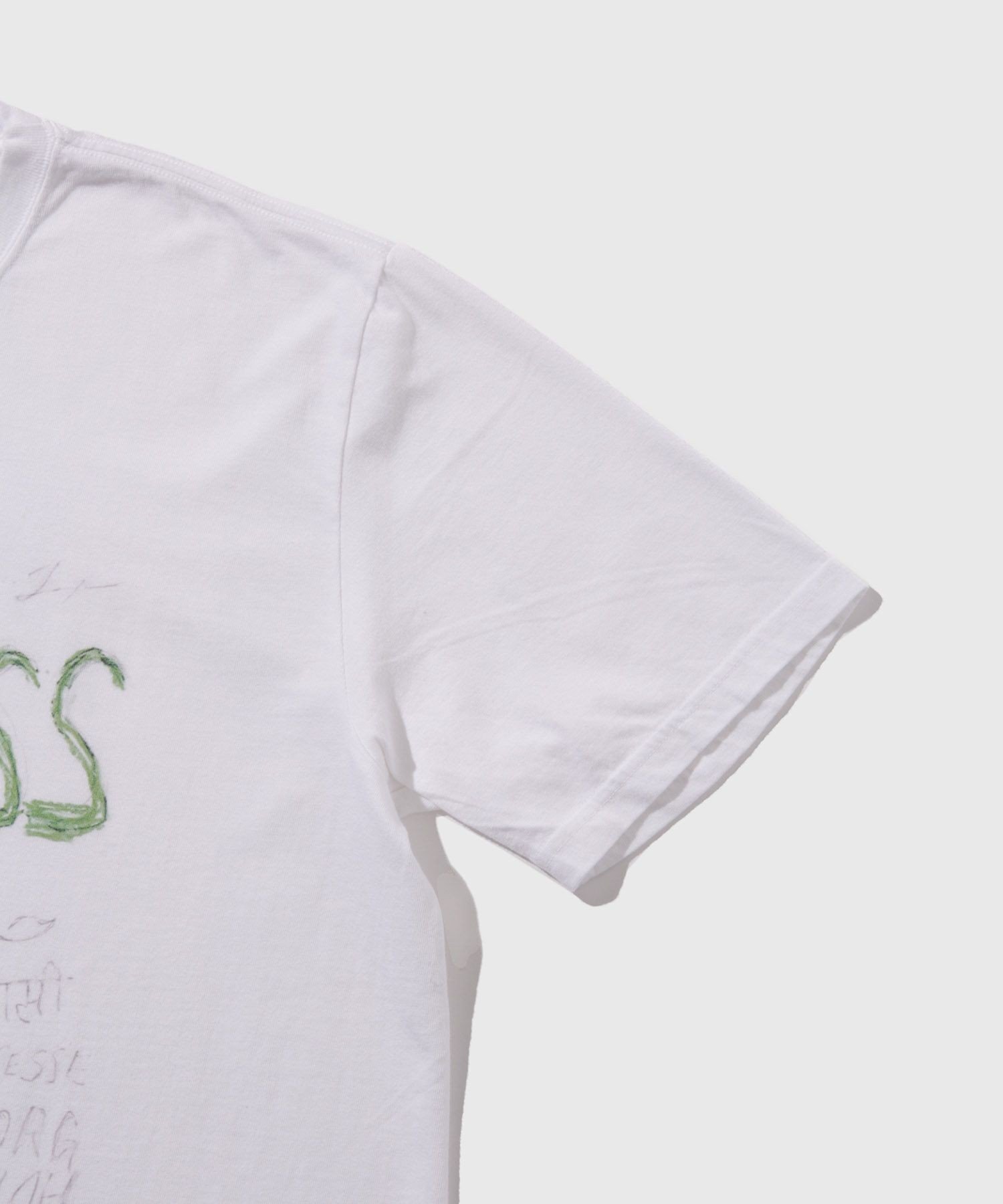 【SALE／40%OFF】ADAM ET ROPE' HOMME TANG DRAWING SADNESS アダムエロペ トップス カットソー・Tシャツ ホワイト【送料無料】