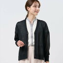 【SALE/17%OFF】BRICK HOUSE by Tokyo Shirts ニット さらさらシアー サイドスリット Vネックカーディガン レディース BL05J102DE10V00-49 トーキョーシャツ トップス カーディガン ブラック【送料無料】