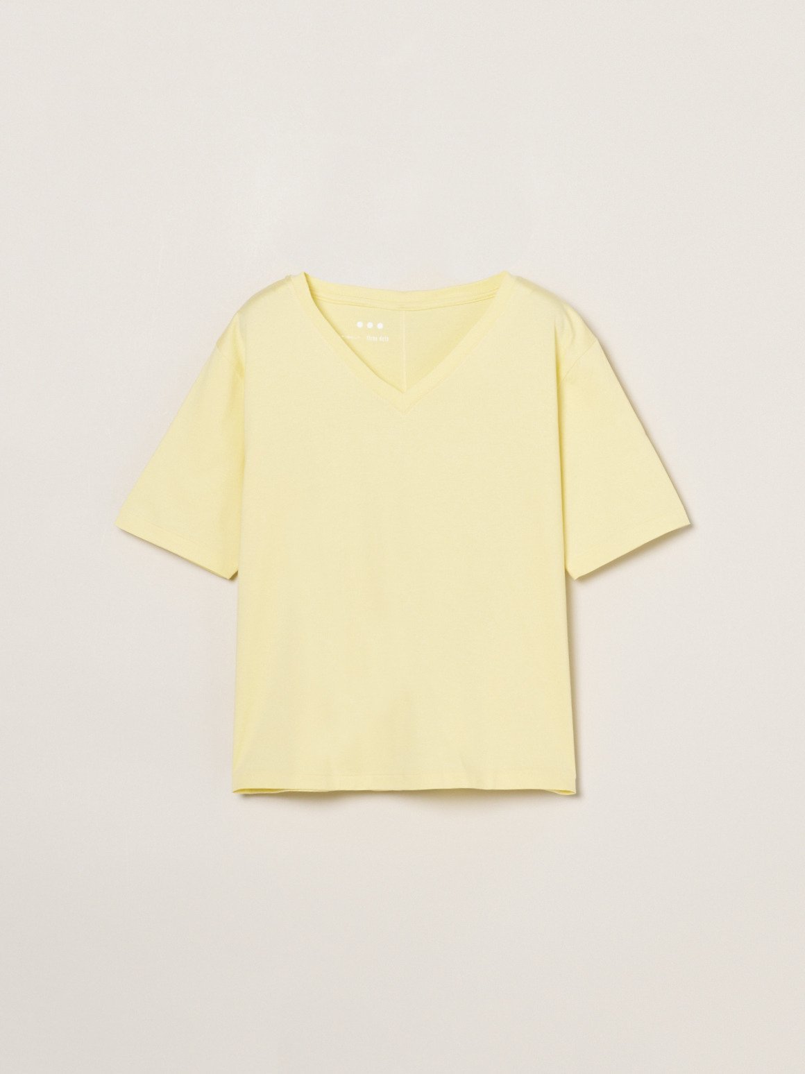 three dots Suvin 28 jersey v neck tee スリードッツ トップス カットソー・Tシャツ