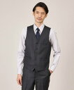 TAKEO KIKUCHI 【3ピース対応】シャイニーシャークピンヘッド ベスト タケオキクチ パンツ その他のパンツ グレー ネイビー【送料無料】