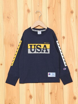 【SALE／30%OFF】XLARGE KIDS XLK×CHAMPION USA LST エックスガールステージス カットソー【RBA_S】【RBA_E】【送料無料】