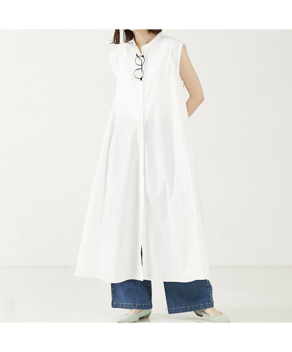 【SALE/36%OFF】abahouse mavie 【大人のいちまんワンピ】ブロードノースリシャツワンピ アバハウス マヴィ ワンピース・ドレス シャツワンピース ホワイト ネイビー【送料無料】 【SALE/36%OFF】abahouse mavie 【大人のいちまんワンピ】ブロードノースリシャツワンピ アバハウス マヴィ ワンピース・ドレス シャツワンピース ホワイト ネイビー【送料無料】