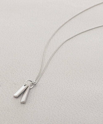 【SALE/10%OFF】tk.TAKEO KIKUCHI ダブルバーネックレス ティーケータケオキクチ アクセサリー・腕時計 ネックレス ゴールド シルバー ブラック