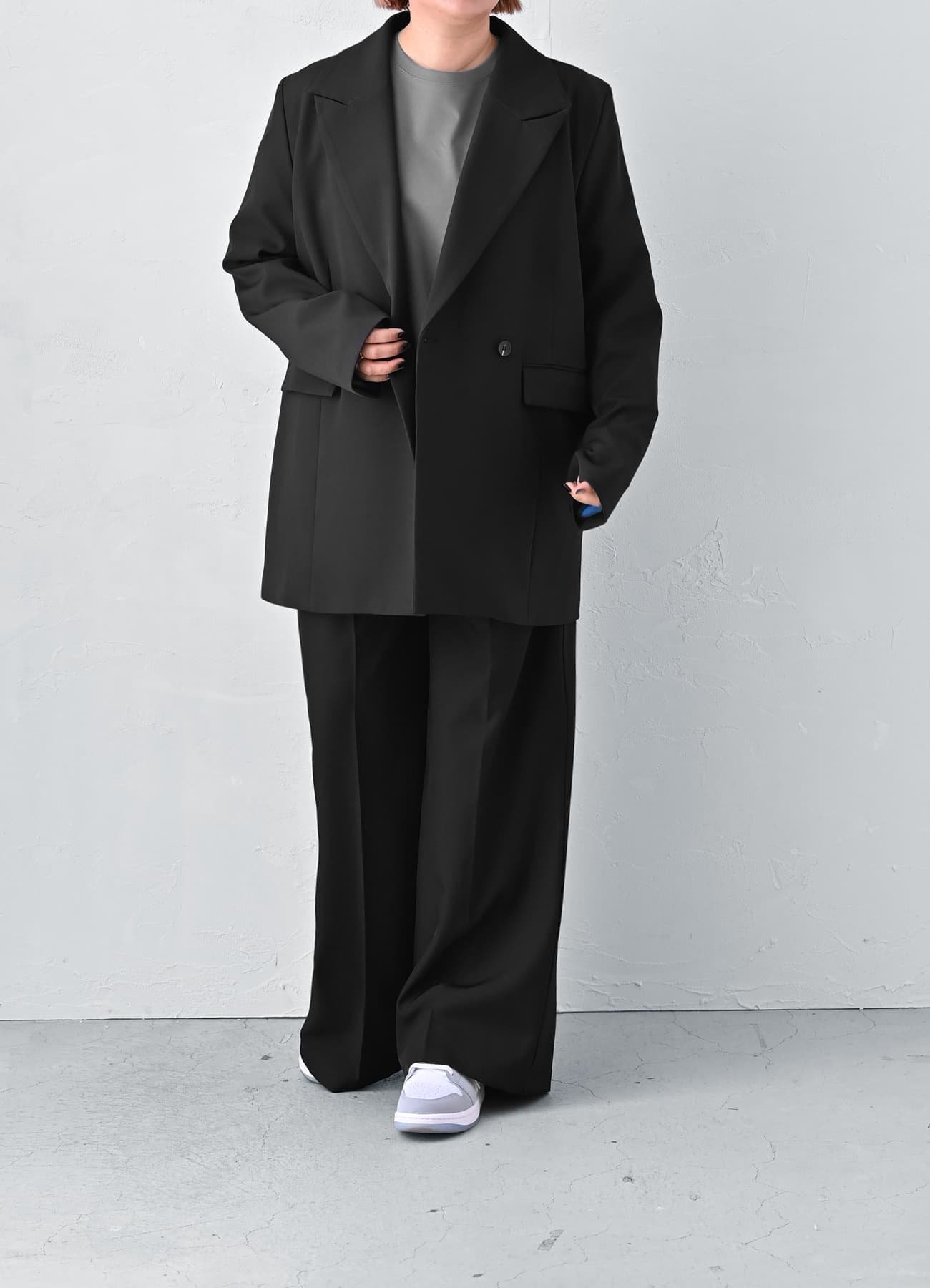 STYLE DELI 【BLK001】オーバーサイズジャケット スタイルデリ ジャケット・アウター テーラードジャケット・ブレザー ブラック カーキグリーン【送料無料】のサムネイル