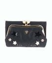 ANNA SUI ルシィ 口金二つ折り財布 クイーポ 財布・ポーチ・ケース 財布 ゴールド ブラック【送料無料】