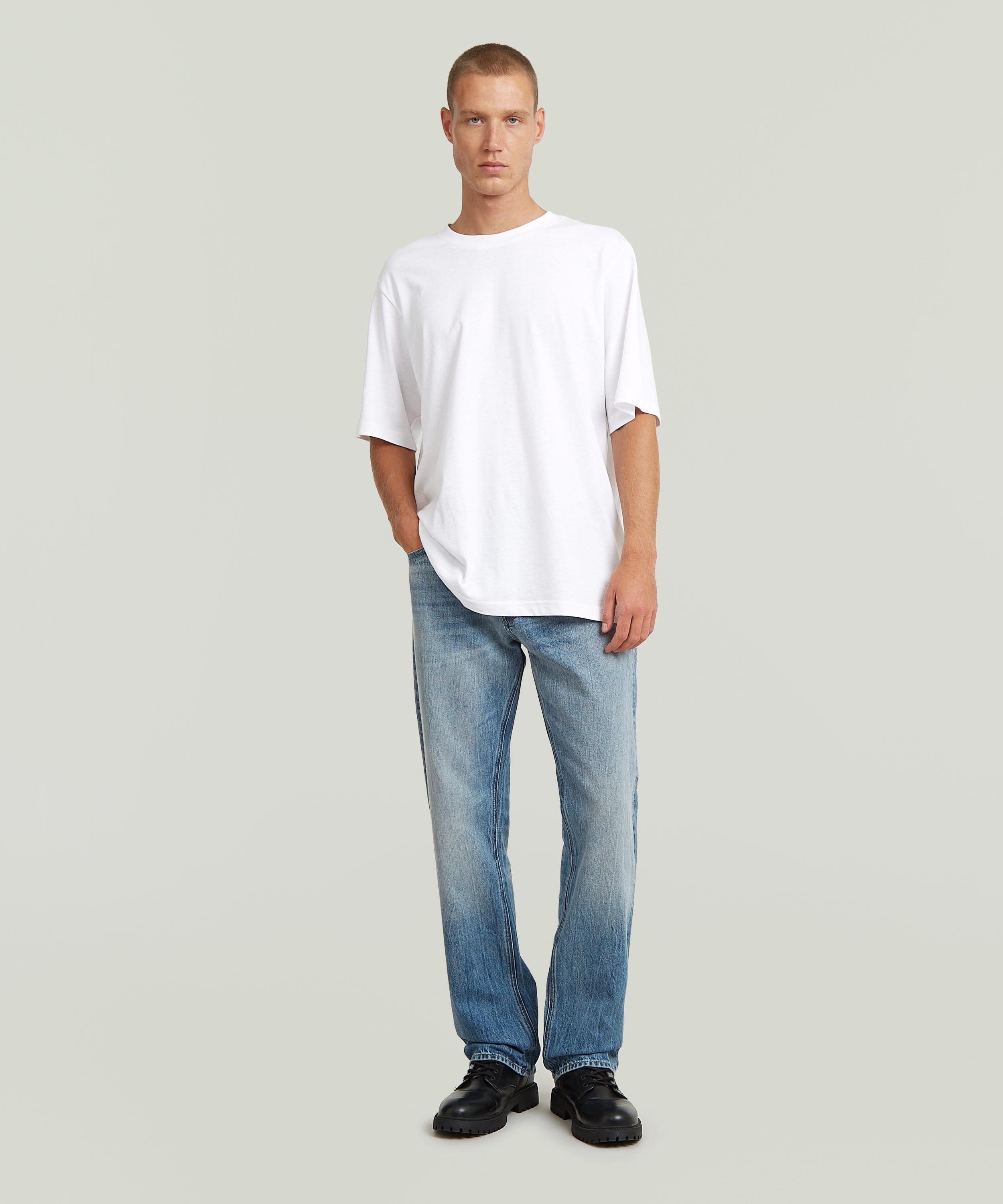 【公式ショップ】DAKOTA REGULAR STRAIGHT JEANS/ヴィンテージライクレギュラーストレートジーンズ ジースターロゥ パンツ ジーンズ・デニムパンツ ブルー