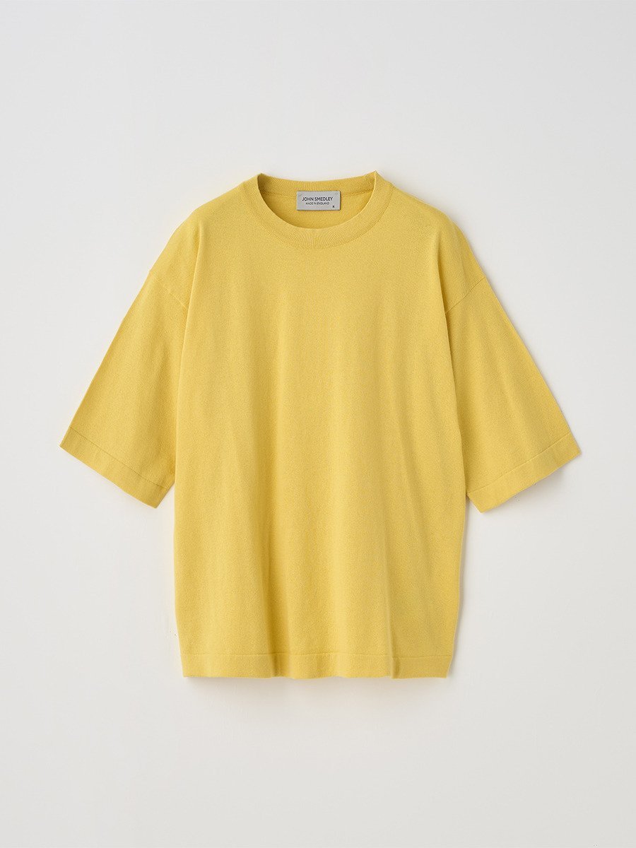 【SALE／30%OFF】JOHN SMEDLEY コットンニットTシャツ ｜ S4621 ｜ 30G ジョンスメドレー トップス ニット【送料無料】