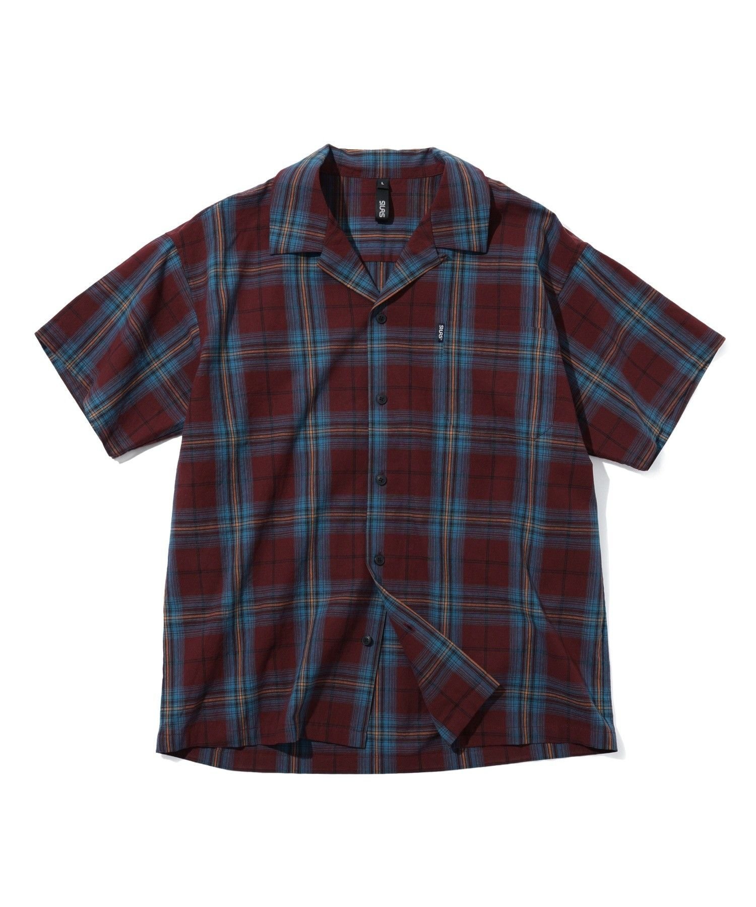 CHECK SHIRT サイラス トップス シャツ・ブラウス ネイビー